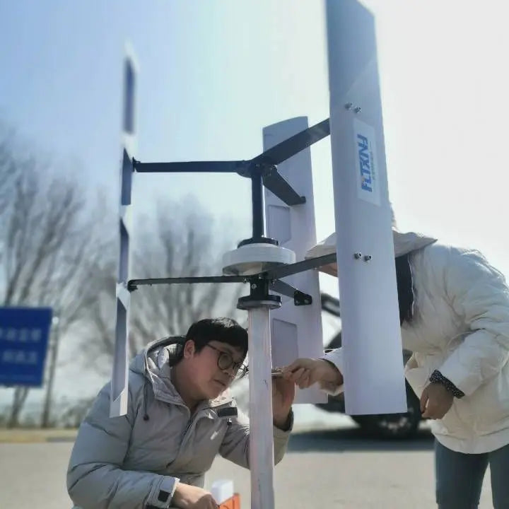Vertical Axis Wind Turbine For Home/Farm/Marine - 1000W 3 BladesGenerator 24~220V Free Energy Use