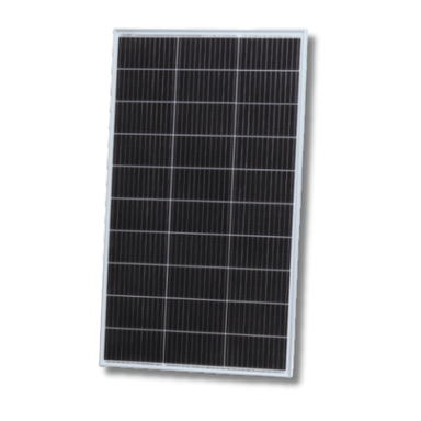 Solar panel on a white background