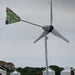 BRITWIND H1 1kW Horizontal Axis Land-Based Wind Turbine - side view outdoor setting cloudy sky