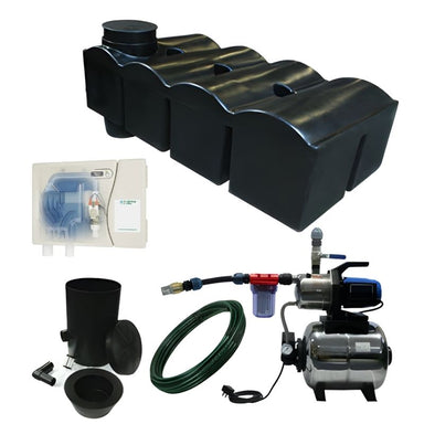 Ecosure 1500L Super Complete Underground Rainwater Harvesting System -complete set with rainwater in a box