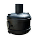 Ecosure 1950L Super Complete Underground Rainwater Harvesting System - black container on a white background