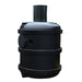 Ecosure 2800L Super Complete Underground Rainwater Harvesting System - black container on a white background