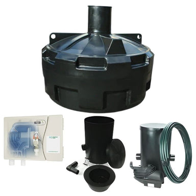 Ecosure 3500L EasyHydro Underground Rainwater Harvesting System with rainwater in a box