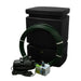 Ecosure 525L EasyConnect Above-Ground Rainwater Harvesting System - front view black variant on white background