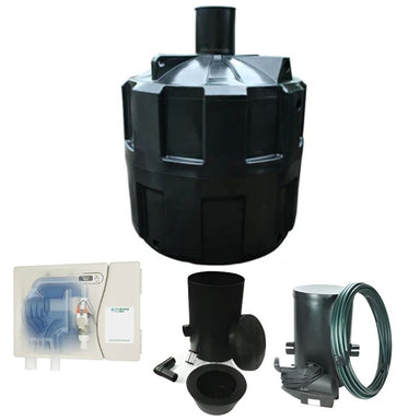 Ecosure 7000L EasyHydro Underground Rainwater Harvesting System with rainwater in a box