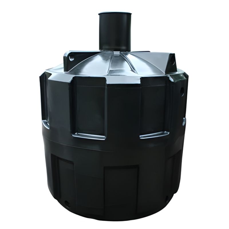 Ecosure 7000L EasyHydro Underground Rainwater Harvesting System - black container on white background