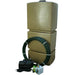 Ecosure 825L EasyConnect Above-Ground Rainwater Harvesting System - front view sandstone variant on white background