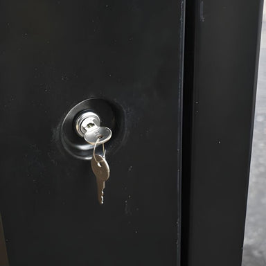 Ecosure Water Pump System Enclosure - Cabinet only - close up view two keys