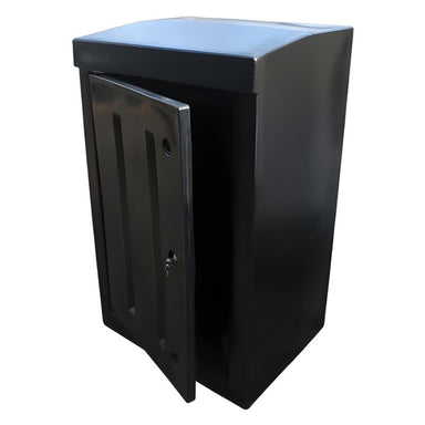 Ecosure Water Pump System Enclosure with HydroForce Pump & Pipe - front view on white background