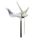Marlec Rutland 1200x Marine Wind Turbine with MPPT Controller 12V - side view on white background