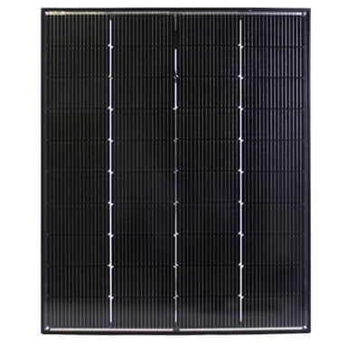 Marlec Spectra Bifacial Solar Panels front view on white background