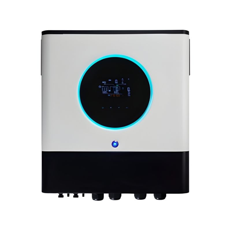 Photonic Universe Iconica Hybrid Pure Sine Wave Inverters - 10000W 48V - front view with digital display on white background