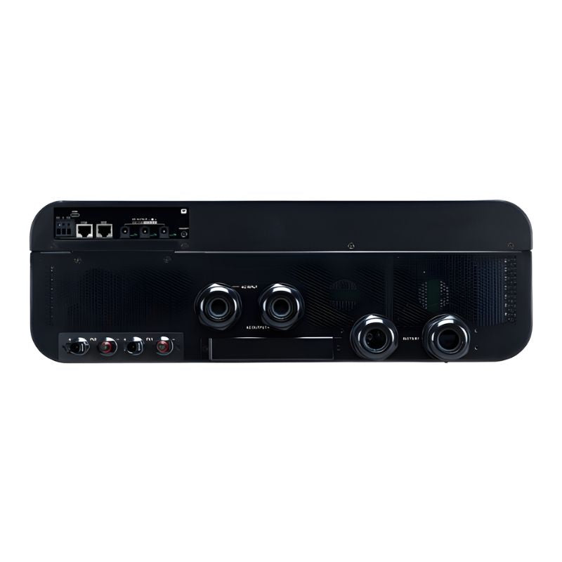 Photonic Universe Iconica Hybrid Pure Sine Wave Inverters - 10000W 48V - bottom side view with digital display on white background