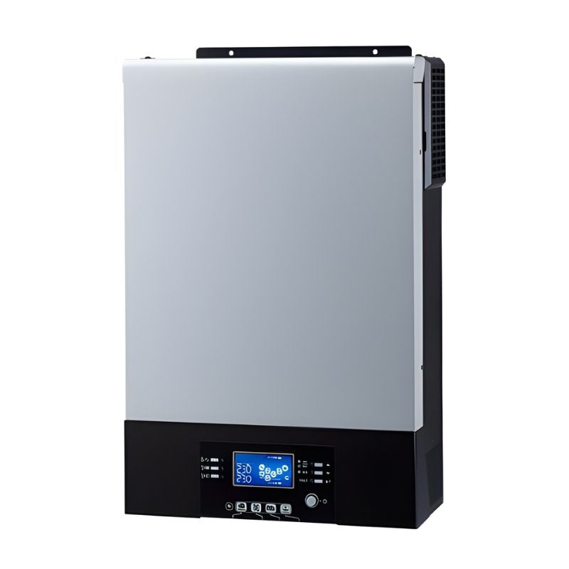 Photonic Universe Iconica Hybrid Pure Sine Wave Inverters - 6000W 48V - front view with digital display on white background