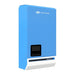Photonic Universe TBB Riio Sun II Hybrid Power Inverters front left side view with digital display on white background