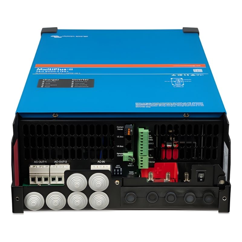 Victron MultiPlus-II Inverter Charger - 24/5000/120-50 230V - second bottom view on white background -